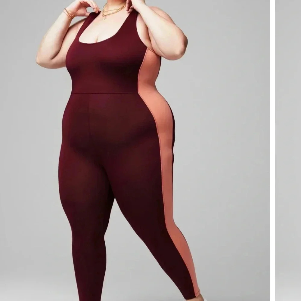 Fabletics Women’s Atlantis Scuba 7/8 Onesie size 2X One Piece Workout Wear